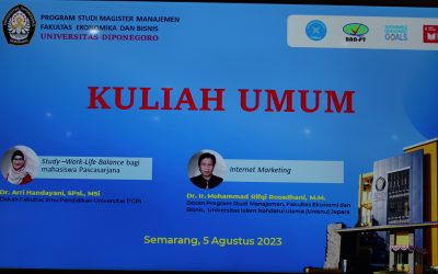 KULIAH TAMU: WORK-STUDY-LIFE BALANCE dan DIGITAL MARKETING