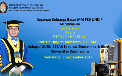 Pengukuhan Guru Besar Prof. Dr. Harjum Muharam, S.E., M.E