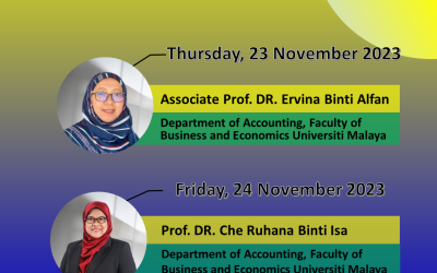 Associate Prof. DR. Ervina Binti Alfan & Prof. DR. Che Ruhana Binti Isa