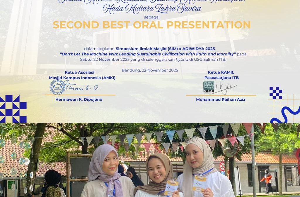 Wakil MM UNDIP Raih Second Best Oral Presentation di SIM x ADIWIDYA 2025 ITB